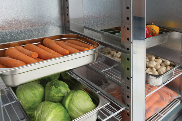 Polar G-Series 2 Door Upright Fridge White 1200L