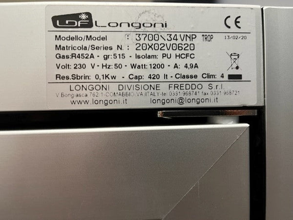 Longoni GFL3700S - Gelato Display Fridge/Freezer