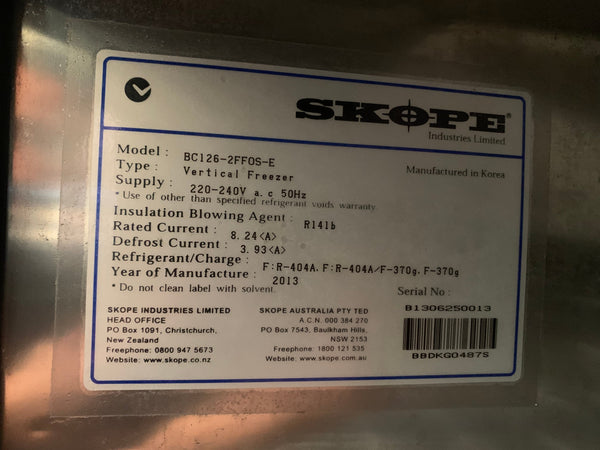 Centaur from SKOPE Double-Door Vertical Freezer