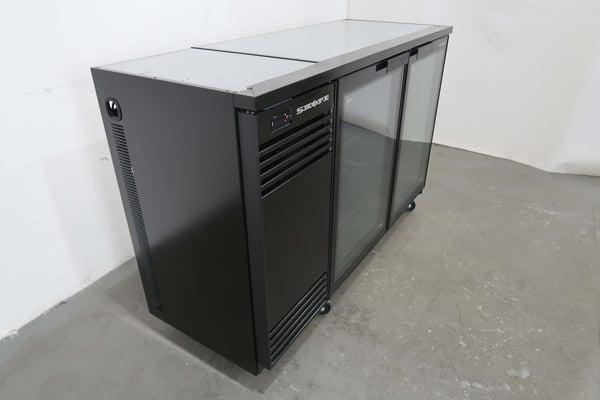 Skope Back Bar Fridge2 Glass Doors BB380X-2SW