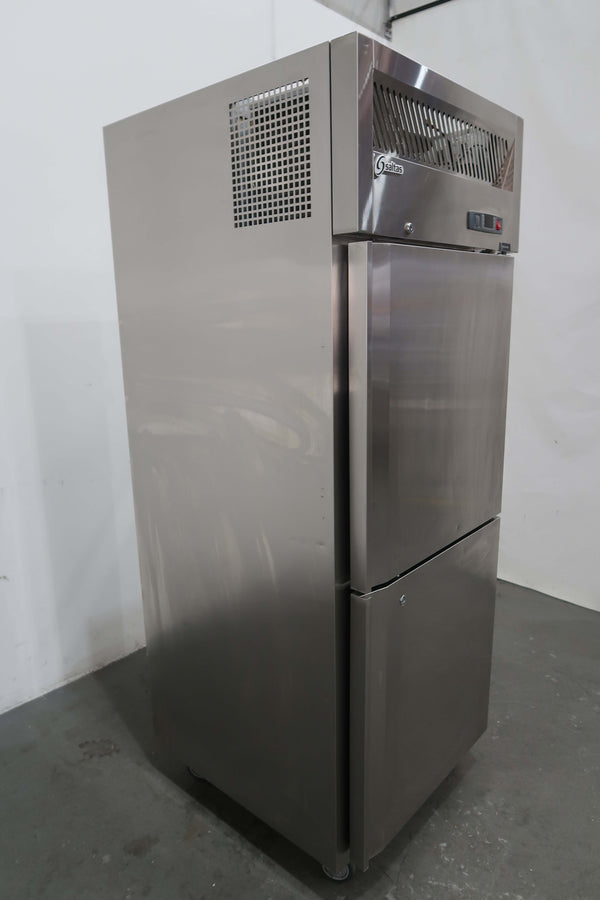 Saltas Upright Fridge 2 x 1/2 Solid Door EUS1738