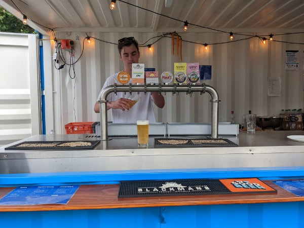 Kegs Off Tap KegMaster Super Deluxe Triple Door Kegerator - Under Counter Keg Fridge