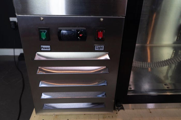 Kegs Off Tap KegMaster Super Deluxe Triple Door Kegerator - Under Counter Keg Fridge