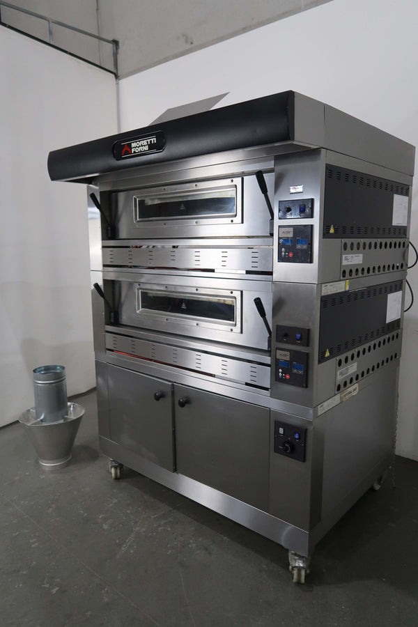 Moretti Forni P11OG-C/A2 2 Deck Pizza Oven