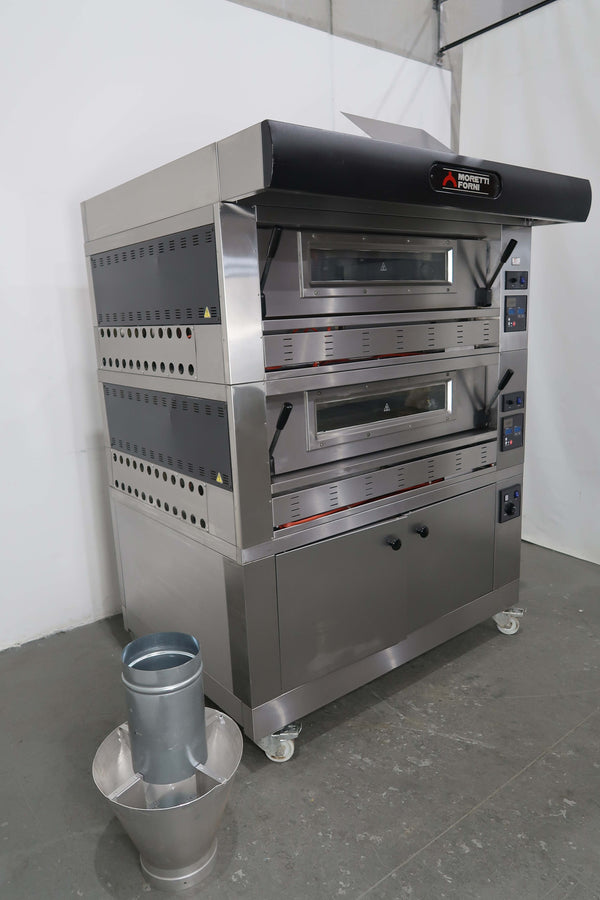 Moretti Forni P11OG-C/A2 2 Deck Pizza Oven