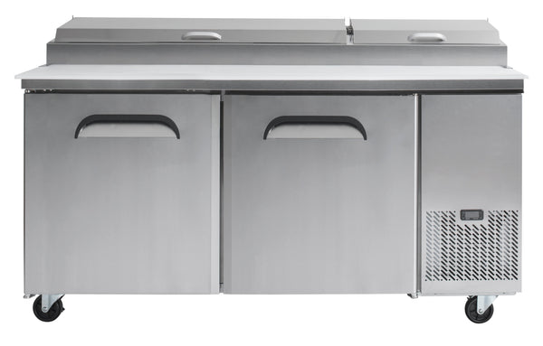 Bromic PP1700 - 2 Door Pizza Prep Fridge
