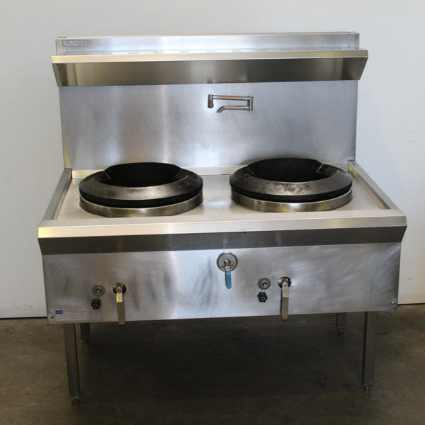 Luus WL-2C Waterless 2 Hole Wok Table (3)