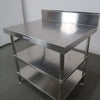 Stainless Steel Bench With Splashback (2)