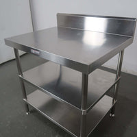 Stainless Steel Bench With Splashback (2)