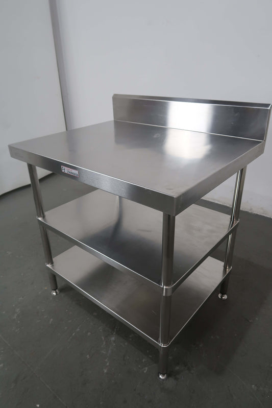 Stainless Steel Bench With Splashback (2)