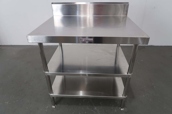 Stainless Steel Bench With Splashback (3)