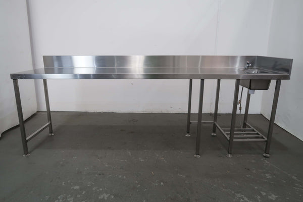 Stainless Steel Sink Bench & Splashback (3)