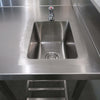 Stainless Steel Sink Bench & Splashback (5)