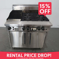 B&S OV-SB4-CBR3 5 Burner Range Oven (2)