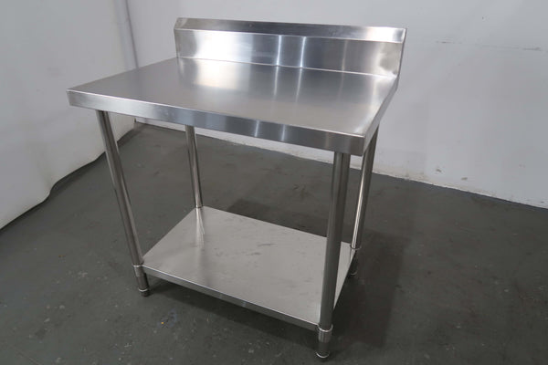 Stainless Steel Bench With Splashback (2)