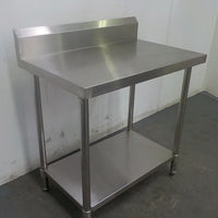 Stainless Steel Bench With Splashback (1)