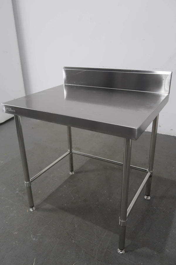 Stainless Steel Bench With Splashback (2)