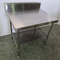 Stainless Steel Bench With Splashback (1)