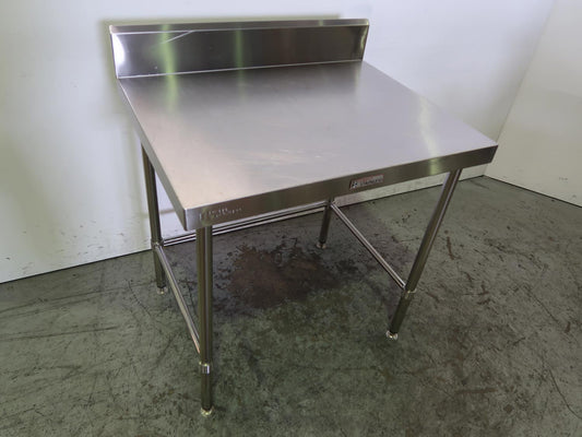 Stainless Steel Bench With Splashback (1)
