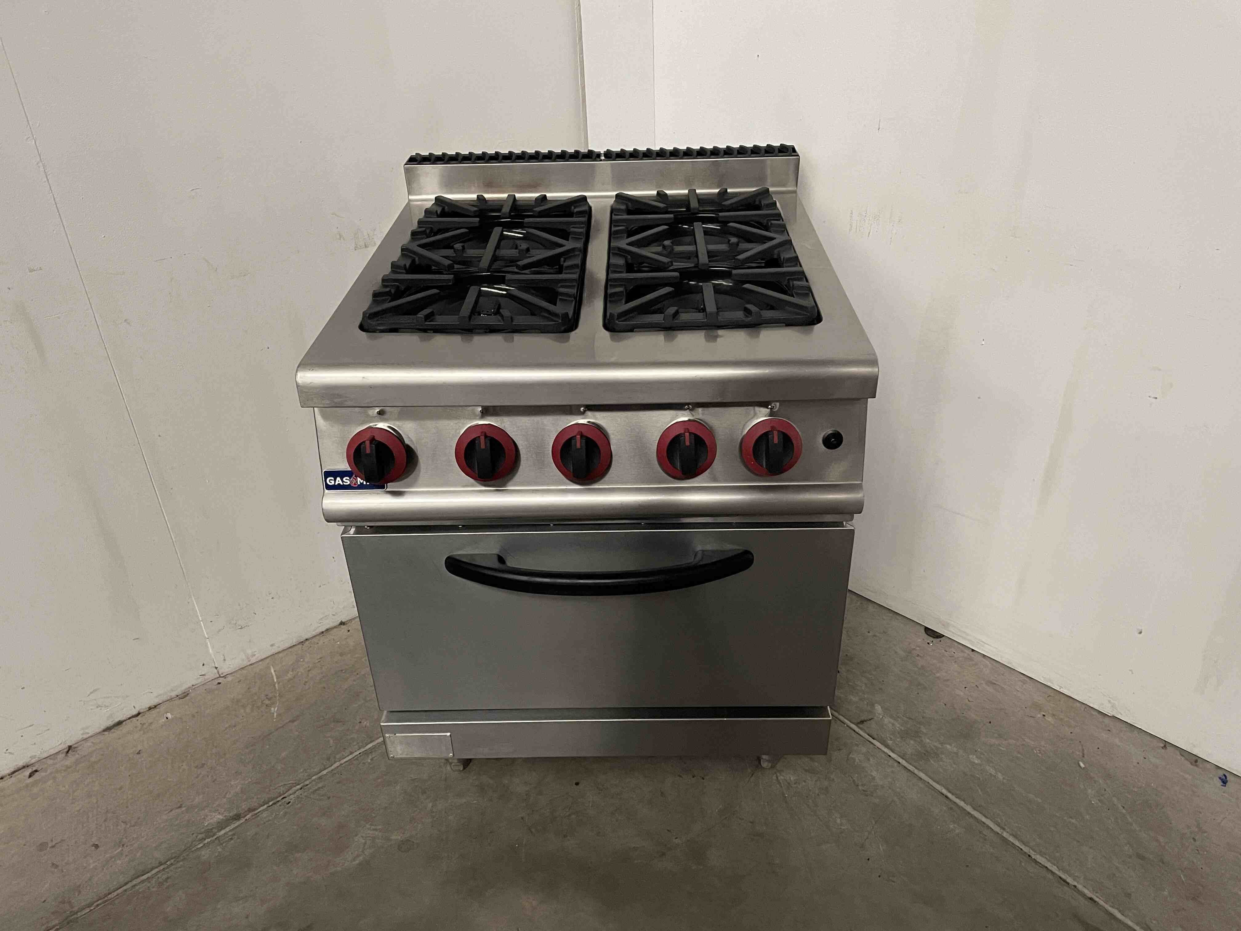 Gas Max JZH-RP-4/01 4 Burner Range Oven (2)