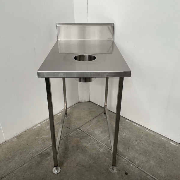 Stainless Steel Bench With Scrapehole (2)