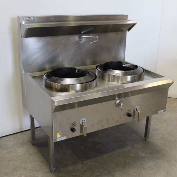 Luus WL-2C Waterless 2 Hole Wok Table (2)