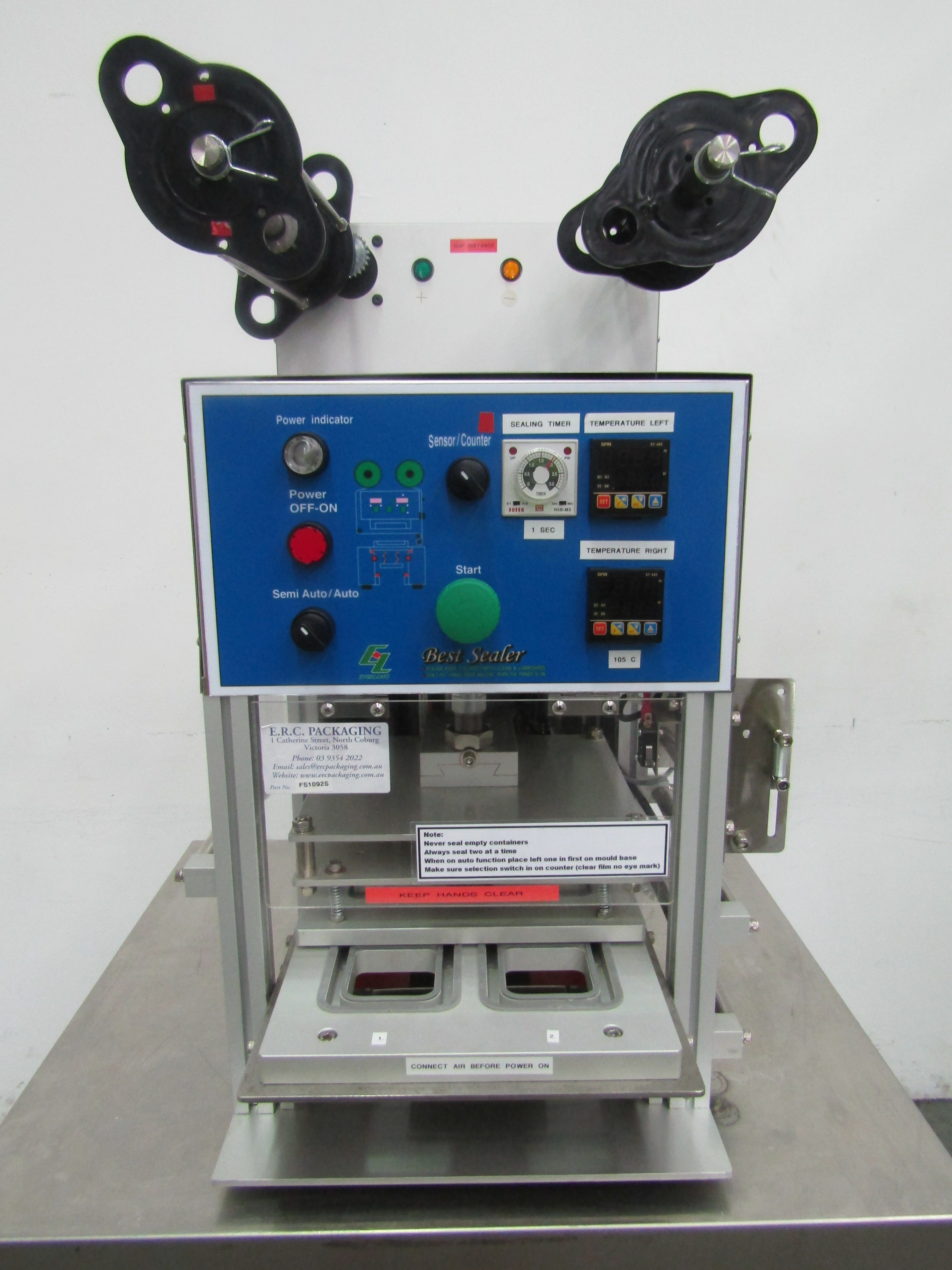 ERC Packaging M2EVFS1092S Tray Sealer (1)