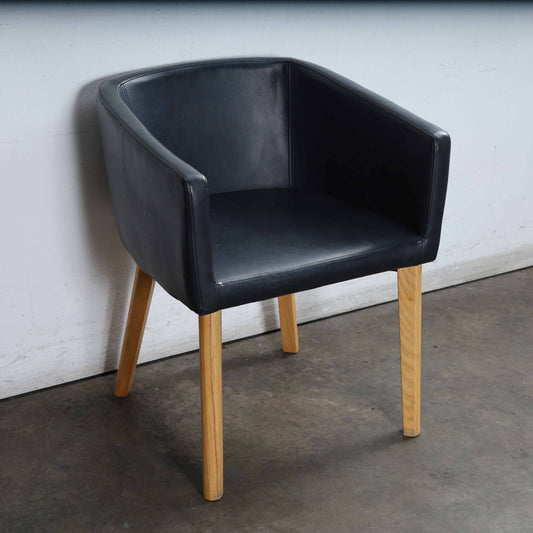 Black Air Chairs x 5 (2)