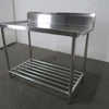 Stainless Steel Bench With Splashback (2)