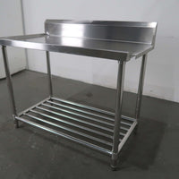 Stainless Steel Bench With Splashback (2)