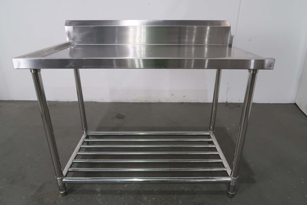 Stainless Steel Bench With Splashback (3)