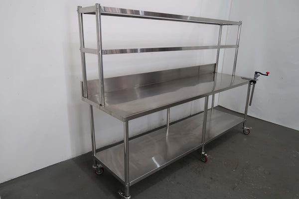 Stainless Steel Bench With Splashback (4)