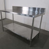 Stainless Steel Bench With Splashback (2)