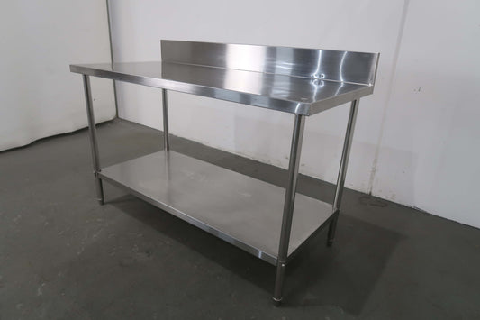 Stainless Steel Bench With Splashback (2)