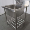 Stainless Steel Sink With Splashback (2)