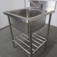 Stainless Steel Sink With Splashback (2)