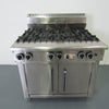 B&S 6 Burner Range Oven (2)