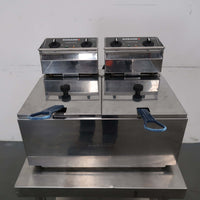 Roband F28 Countertop Double Pan Fryer (2)