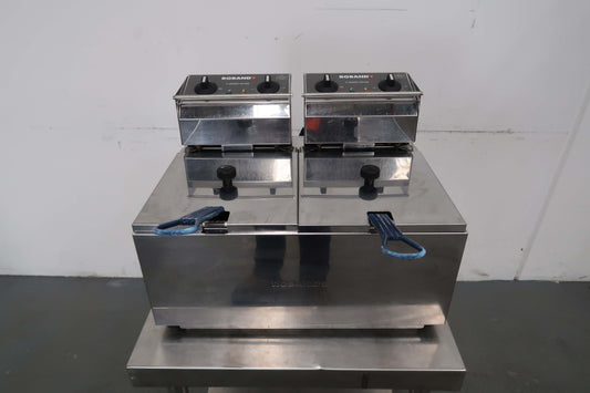 Roband F28 Countertop Double Pan Fryer (2)