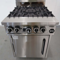 B&S OV-SB4 4 Burner Range Oven (2)