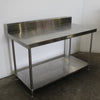 S/S Bench 1500mm x 700mm With Splashback (2)