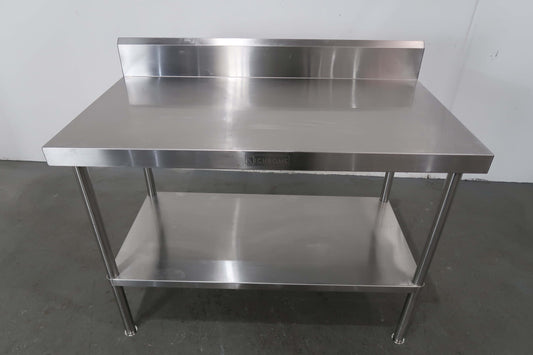 CHROME Stainless Steel Bench With Splash (2)