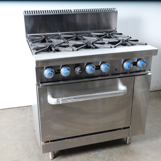 Cookrite ATO-6B-F 6 Burner Range Oven (2)