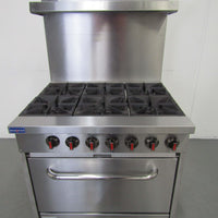 Fed S36T 6 Burner Range Oven (2)