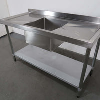 1500mm Stainless Steel Sink Bench (2)
