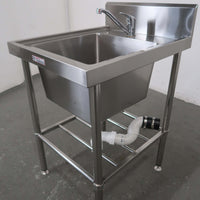 Stainless Steel Sink Bench & Splashback (2)