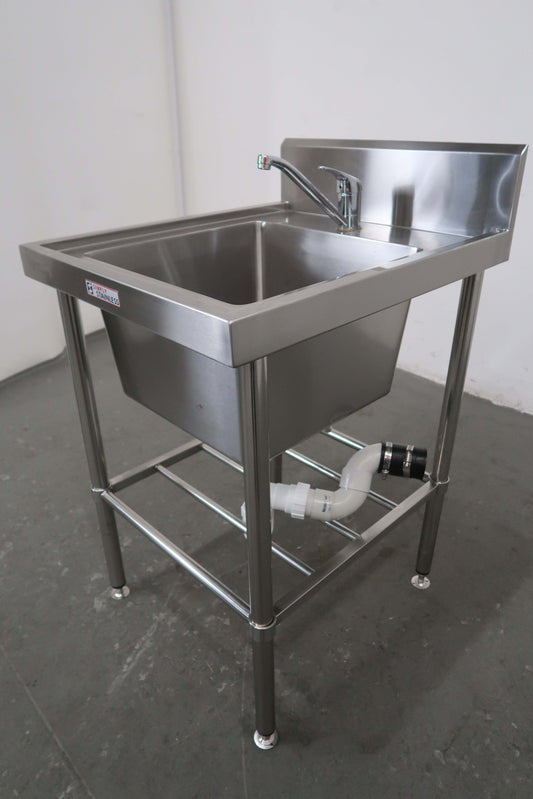 Stainless Steel Sink Bench & Splashback (2)