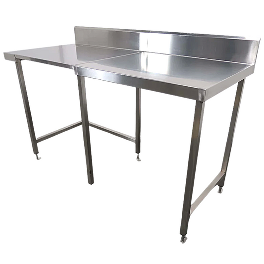 Stainless Steel Bench With Splashback (NaN)