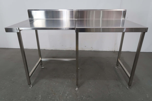 Stainless Steel Bench With Splashback (3)