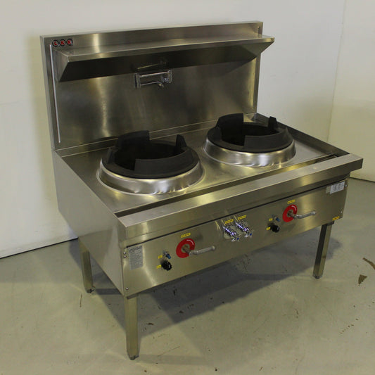 LKK LKK-2B  Waterless 2 Hole Wok Table (2)